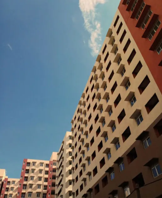 Apartment building constructed by Romet Group